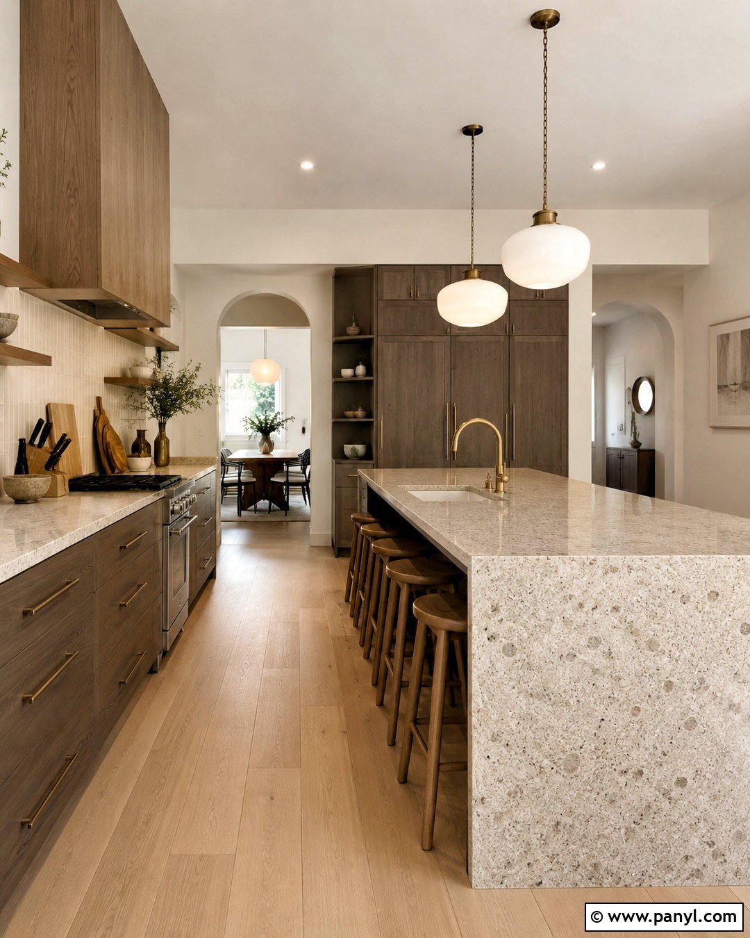 Warm Gray Kitchen Cabinets - 20 neutral kitchen cabinet colors