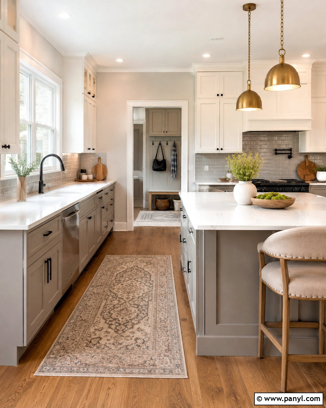 Warm Gray Kitchen Paint Color - 20 neutral kitchen paint colors
