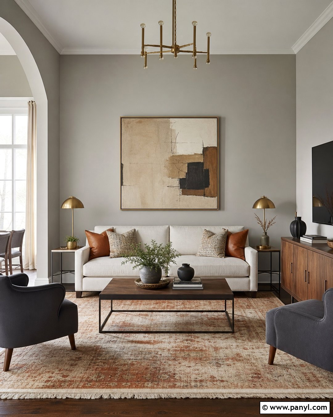 Warm Gray Living Room Wall Color - 30 Interior Wall Colors Living Room Ideas