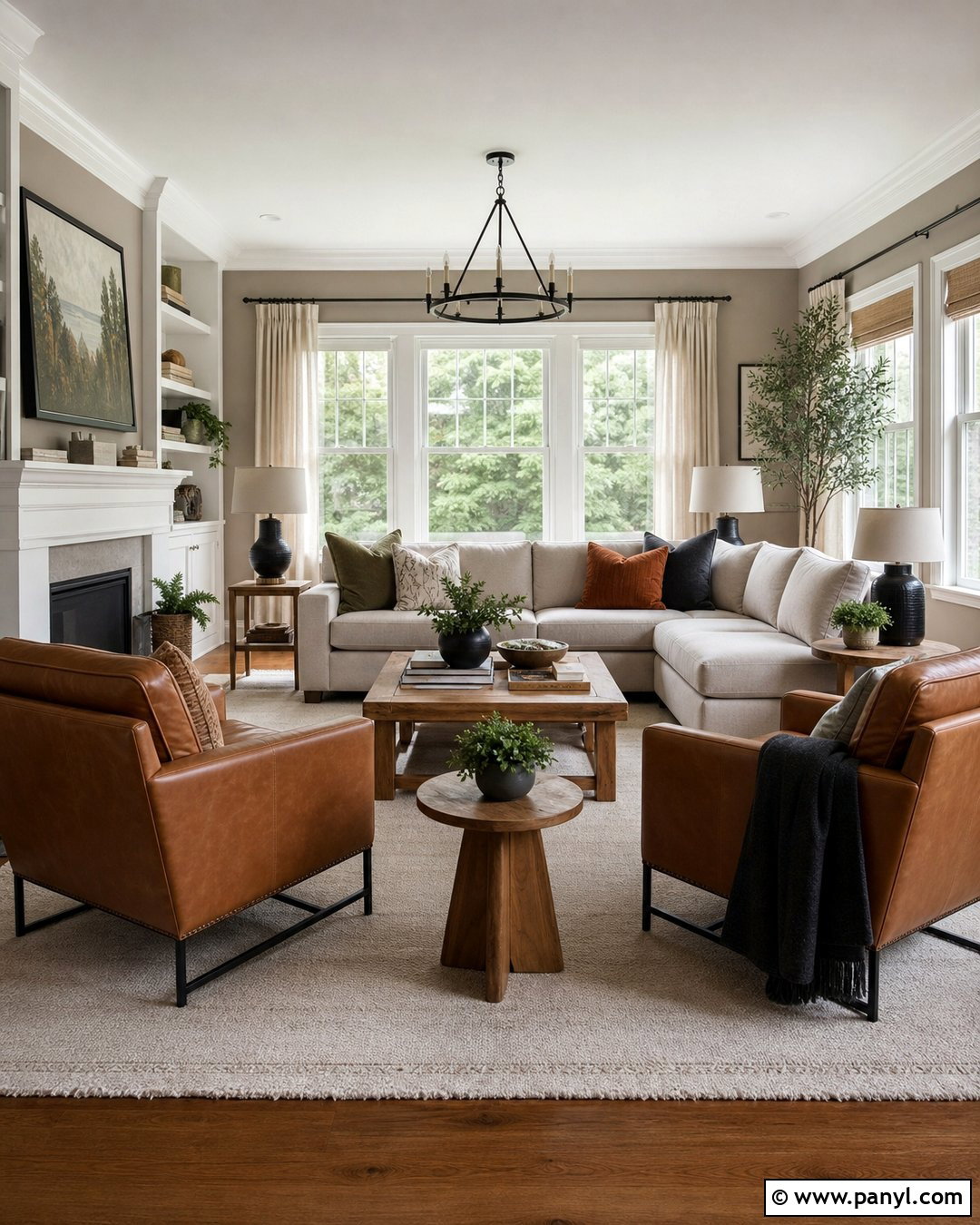 Warm Gray Living Room Walls - 50 home wall colour ideas