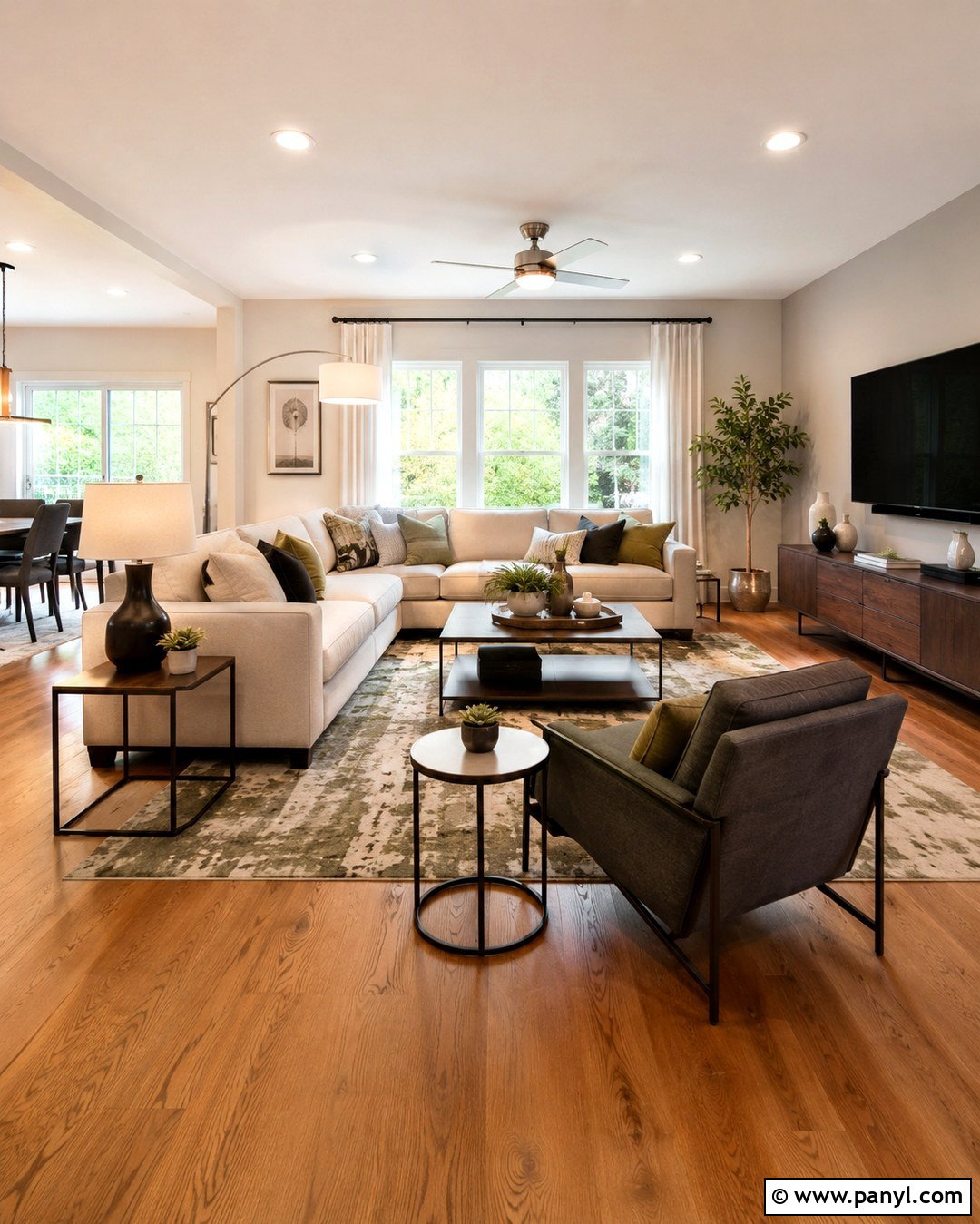Warm Gray Wall Color - 20 Best Wall Color For Honey Oak Floors