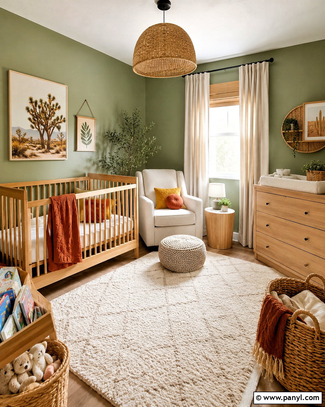Warm Green Nursery Walls - 20 Warm Green Wall Color Ideas
