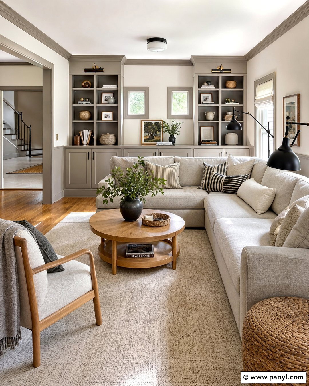 Warm Greige 34 Painted Family Room - 25 34 Painted Wall ideas