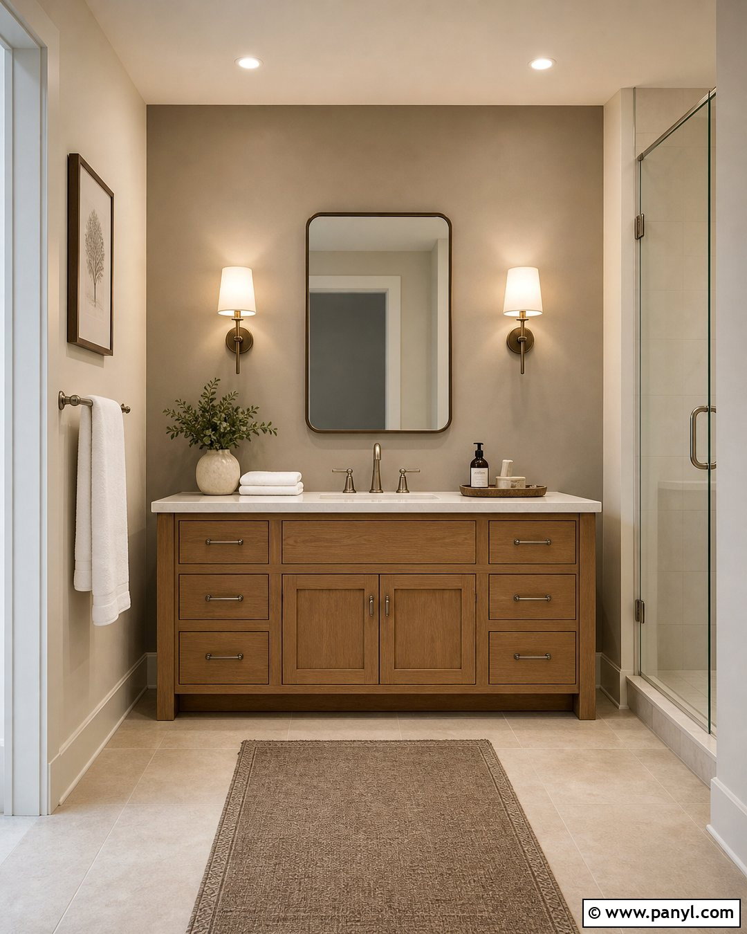 30 Accent Wall Bathroom Painted Ideas for a Stylish Refresh