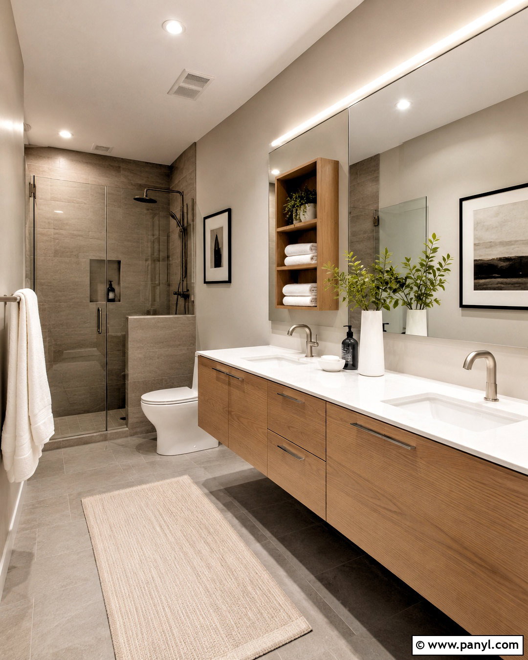 Warm Greige Bathroom - 35 trending bathroom colors