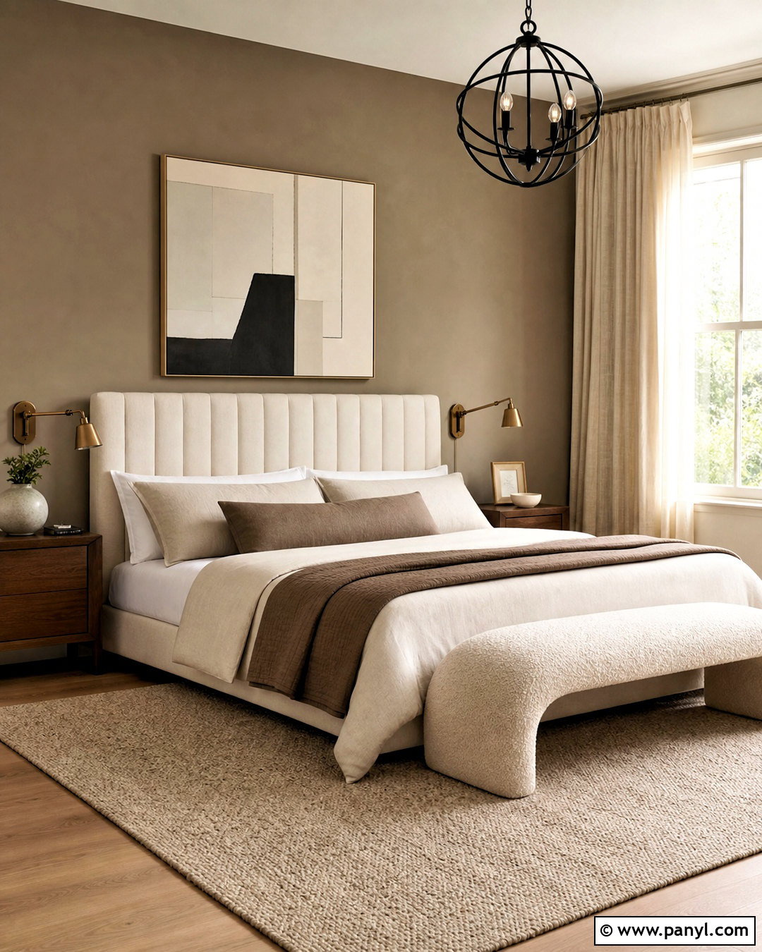 Warm Greige Bedroom Accent Wall - 20 bedroom accent wall paint colors
