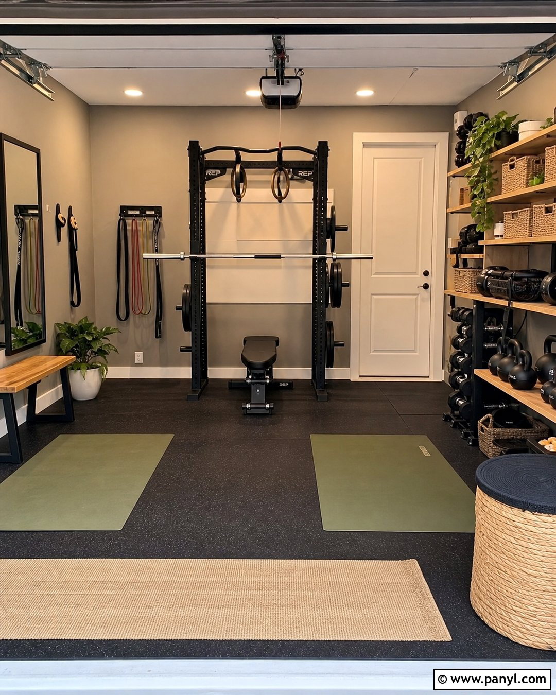 Warm Greige Garage Gym Walls - 20 Garage Gym Wall Color Ideas