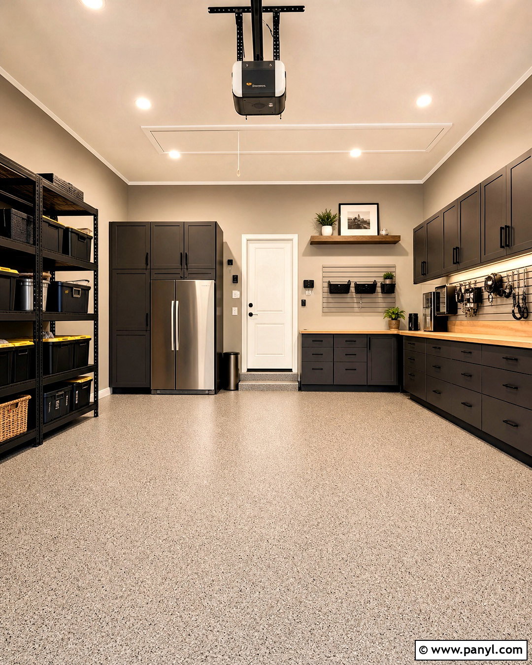 Warm Greige Garage Interior - 20 garage painting ideas interior ideas