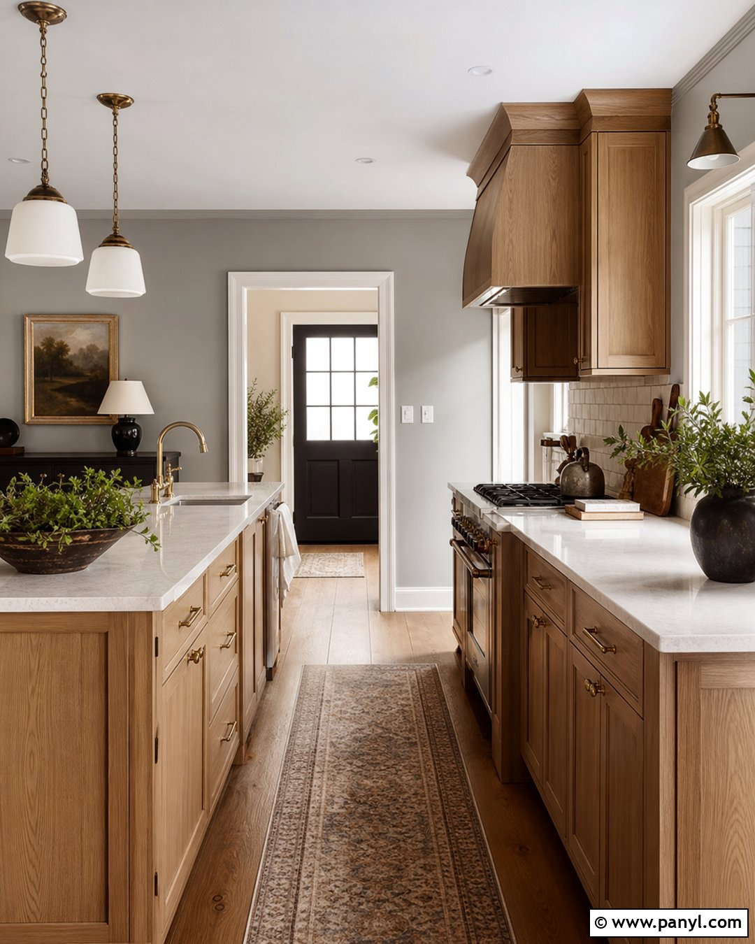 Warm Greige Gray Kitchen Walls - 20 Best Gray Kitchen Wall Color Ideas