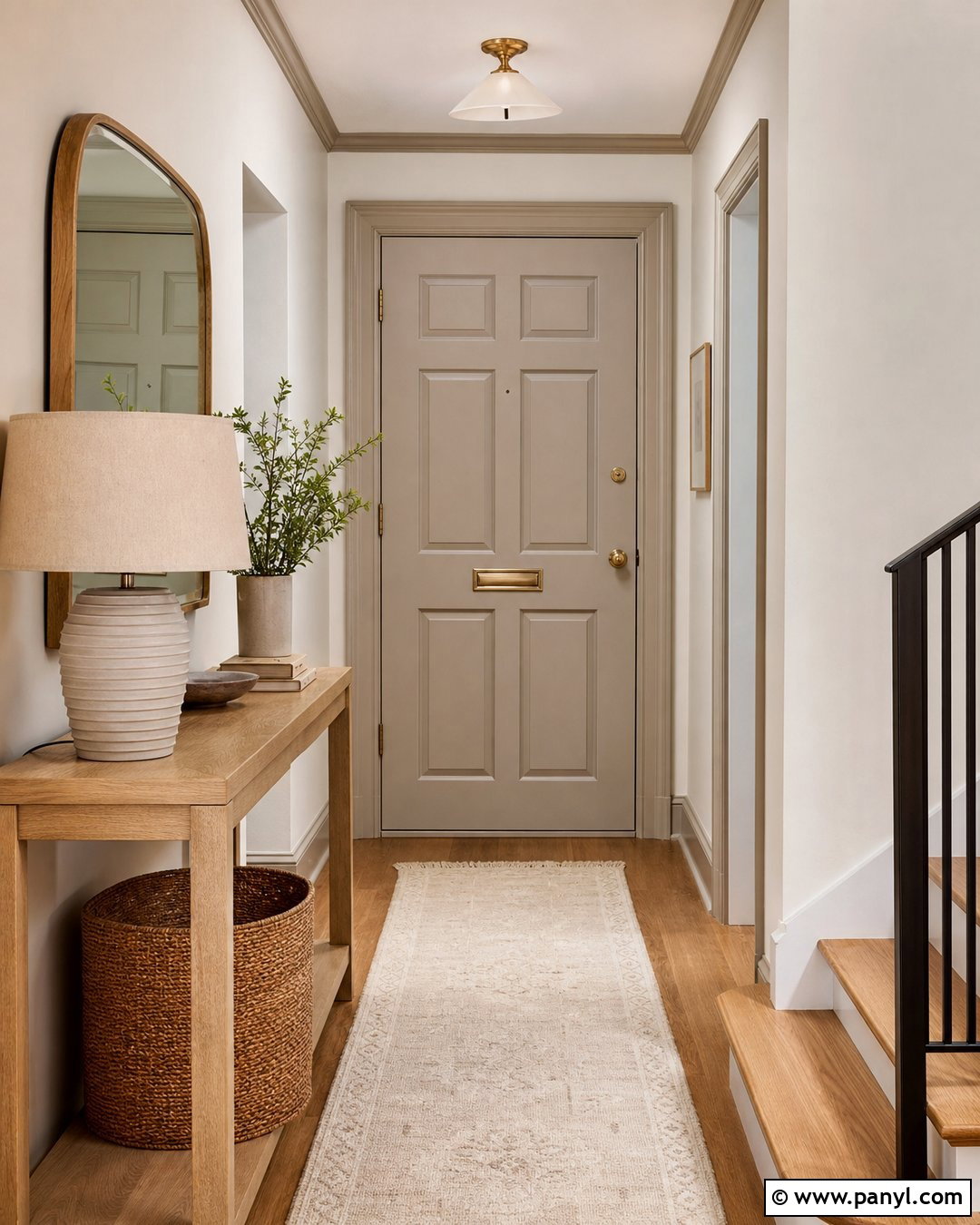 Warm Greige Inside Front Door - 25 Inside Of Front Door Painted Ideas