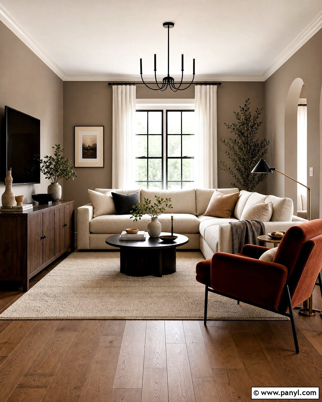 Warm Greige Living Room - 20 warm paint colors for living room ideas