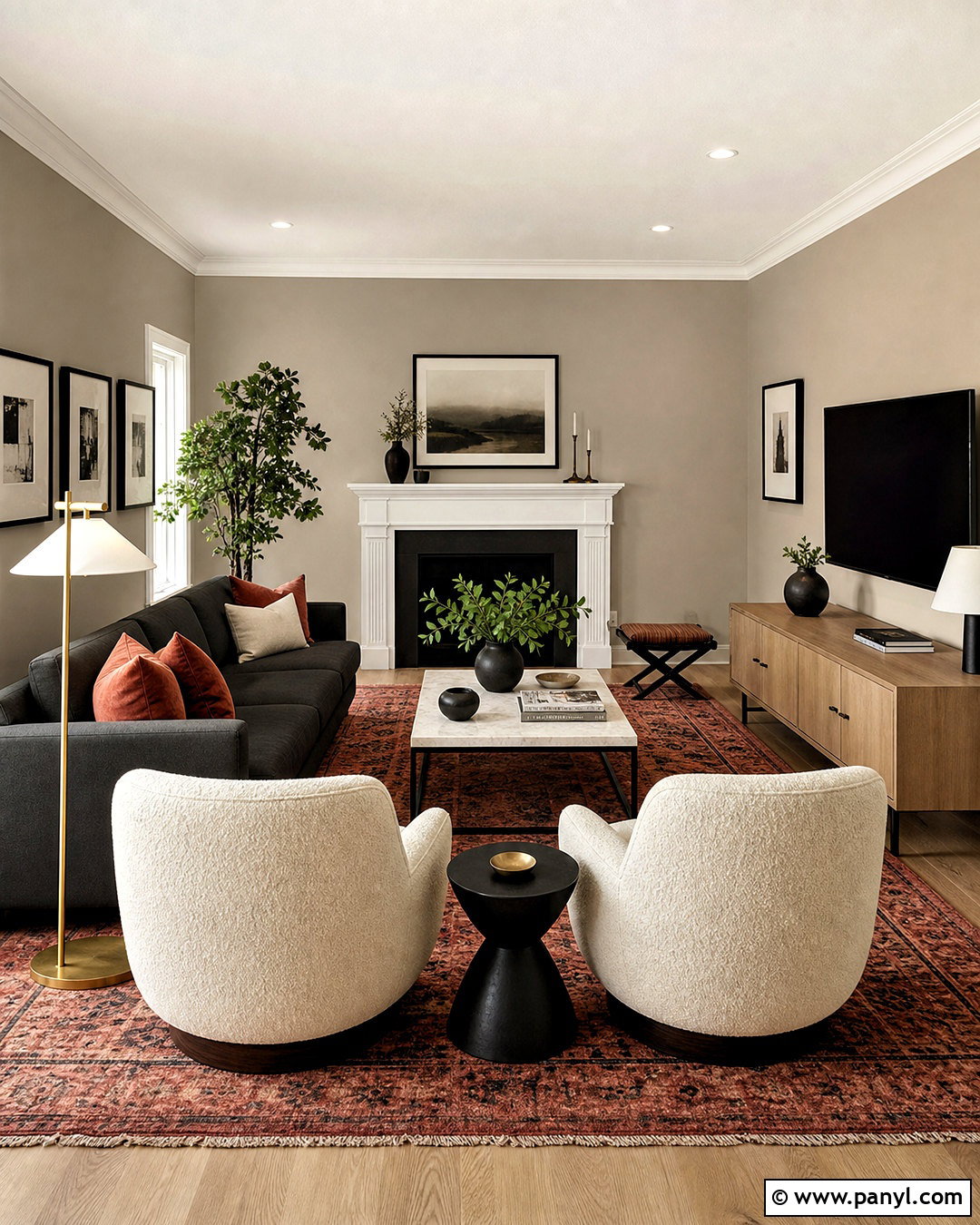Warm Greige Living Room Paint - 20 indoor paint colors living room ideas