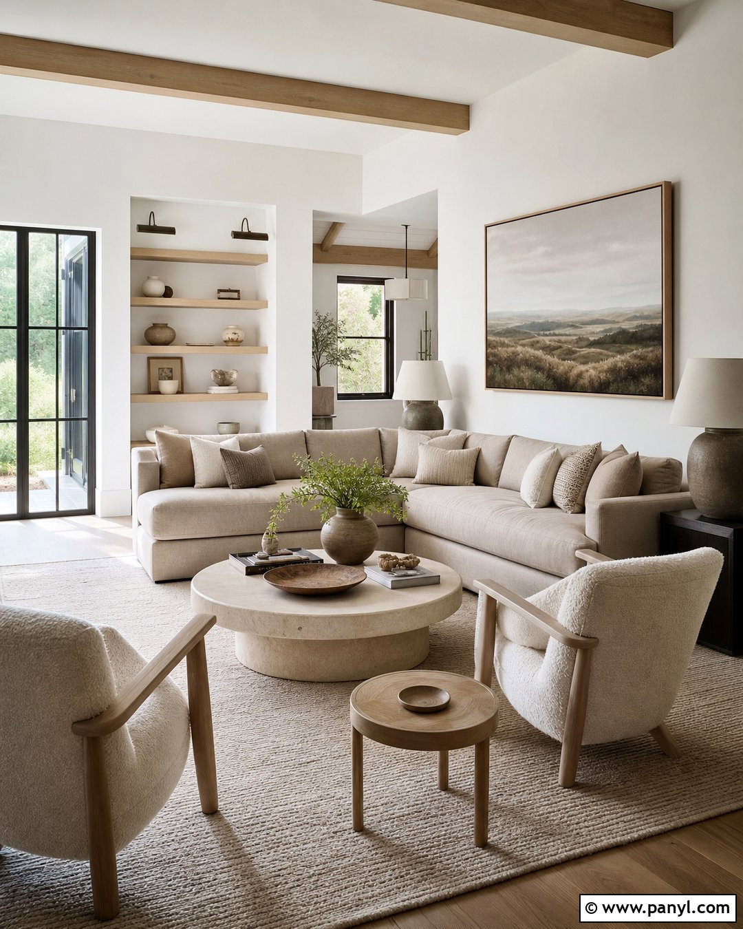Warm Greige With White Walls - 20 Shades For White Walls