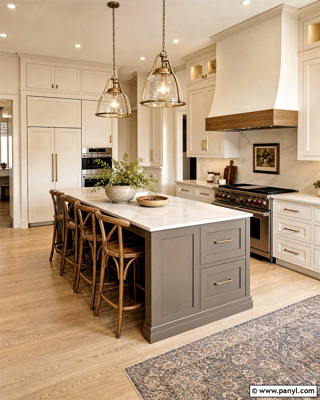 Warm Grey Kitchen Island - 20 warm grey kitchen ideas