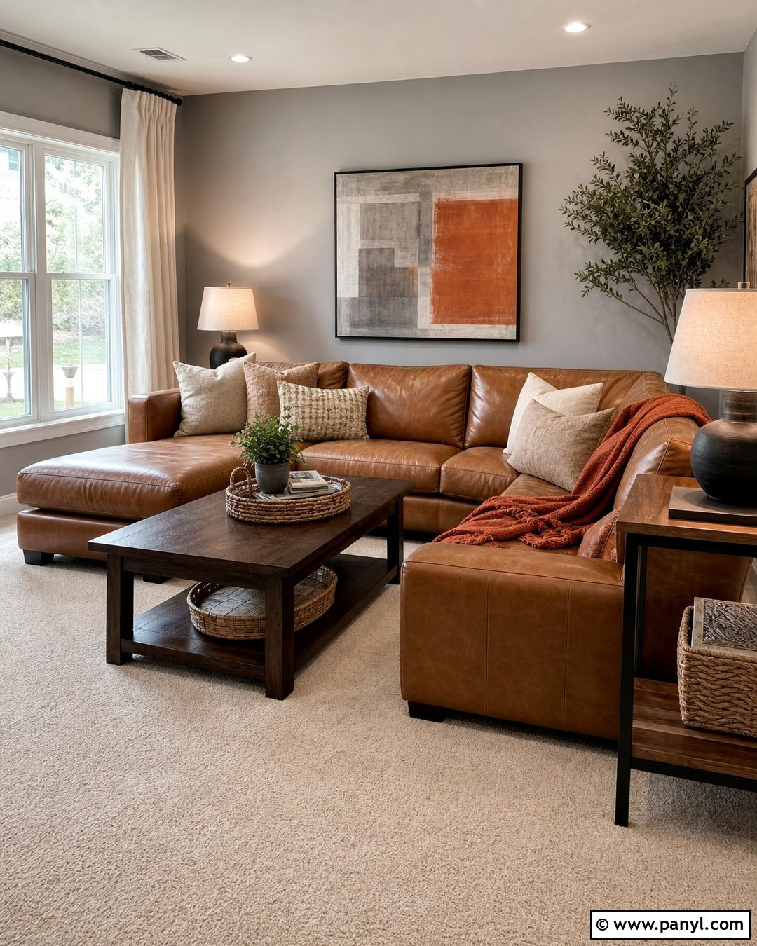 Warm Grey Walls With Beige Carpet - 25 Grey Walls And Carpet Ideas