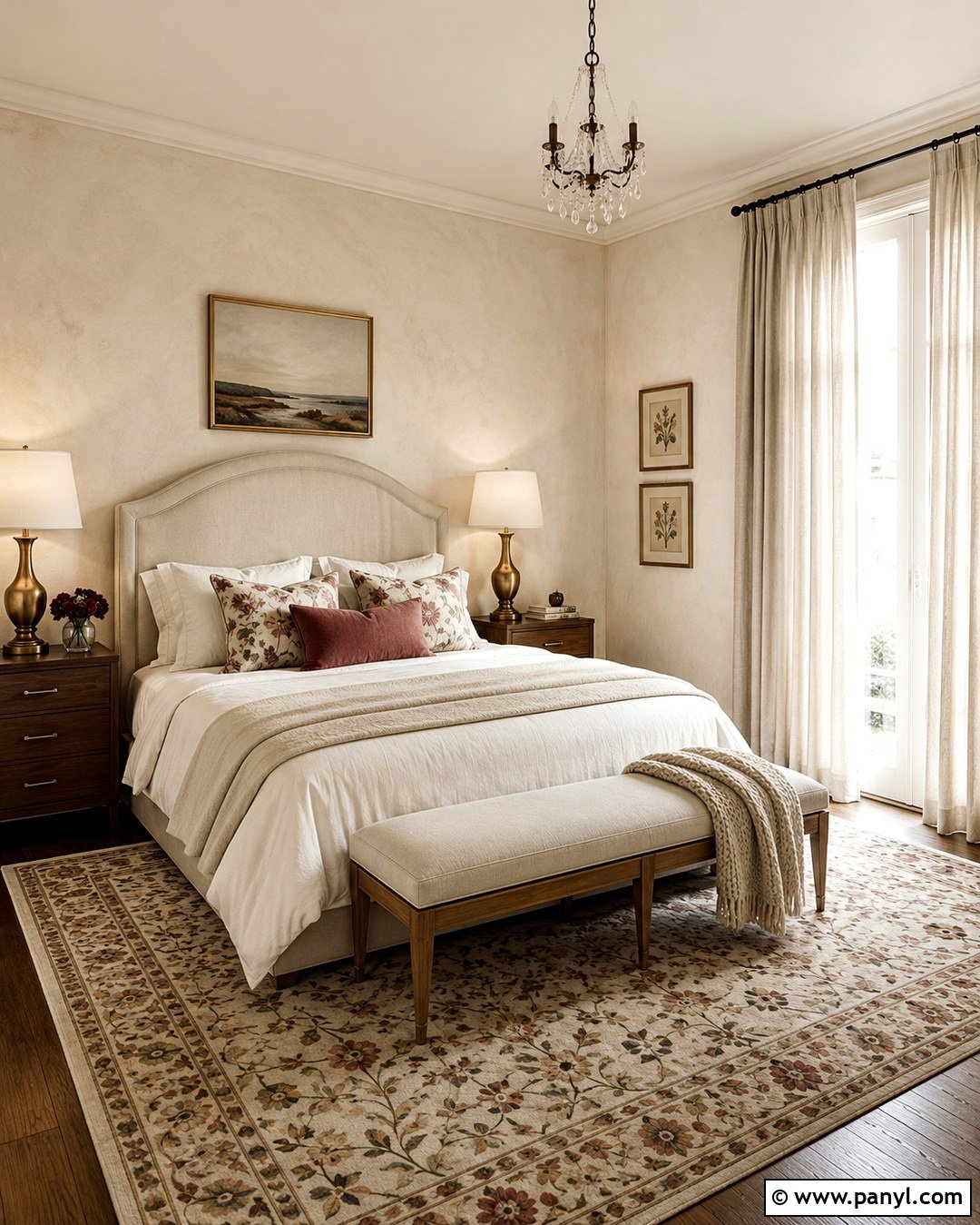 Warm Ivory Walls - 20 Romantic Wall Colors