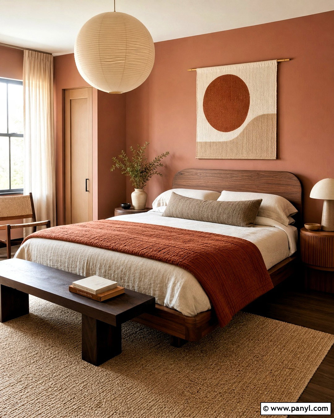 Warm Japandi Bedroom - 20 japandi interiors