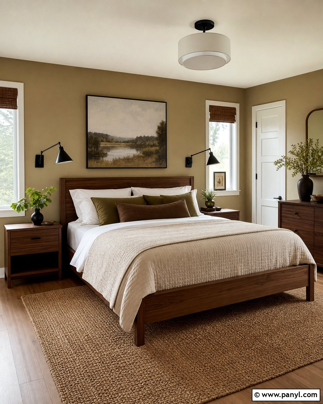 Warm Khaki Walls - 20 Neutral Earthy Wall Color Ideas