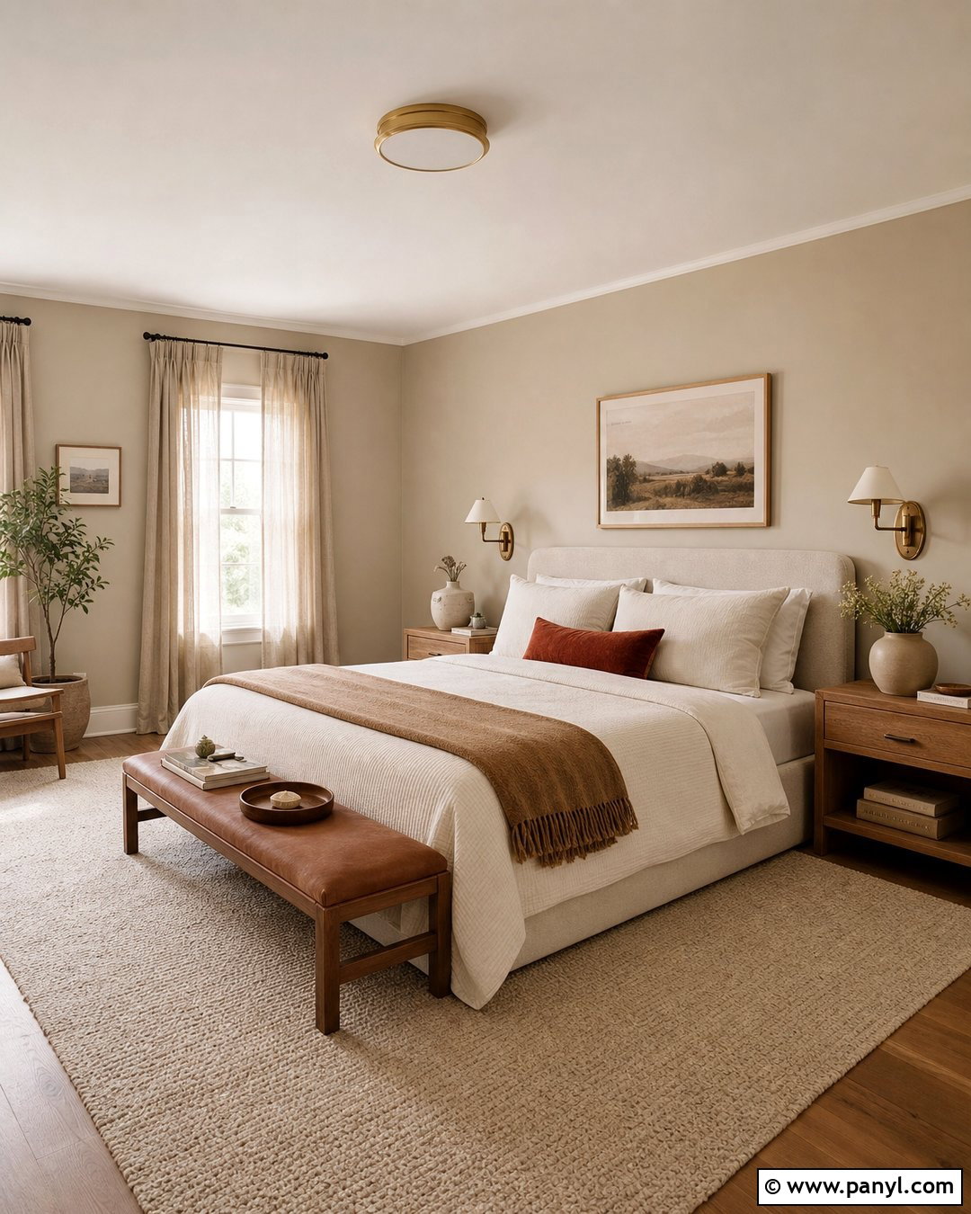 Warm Linen Beige Walls - 30 Shades Of Beige Wall Colors