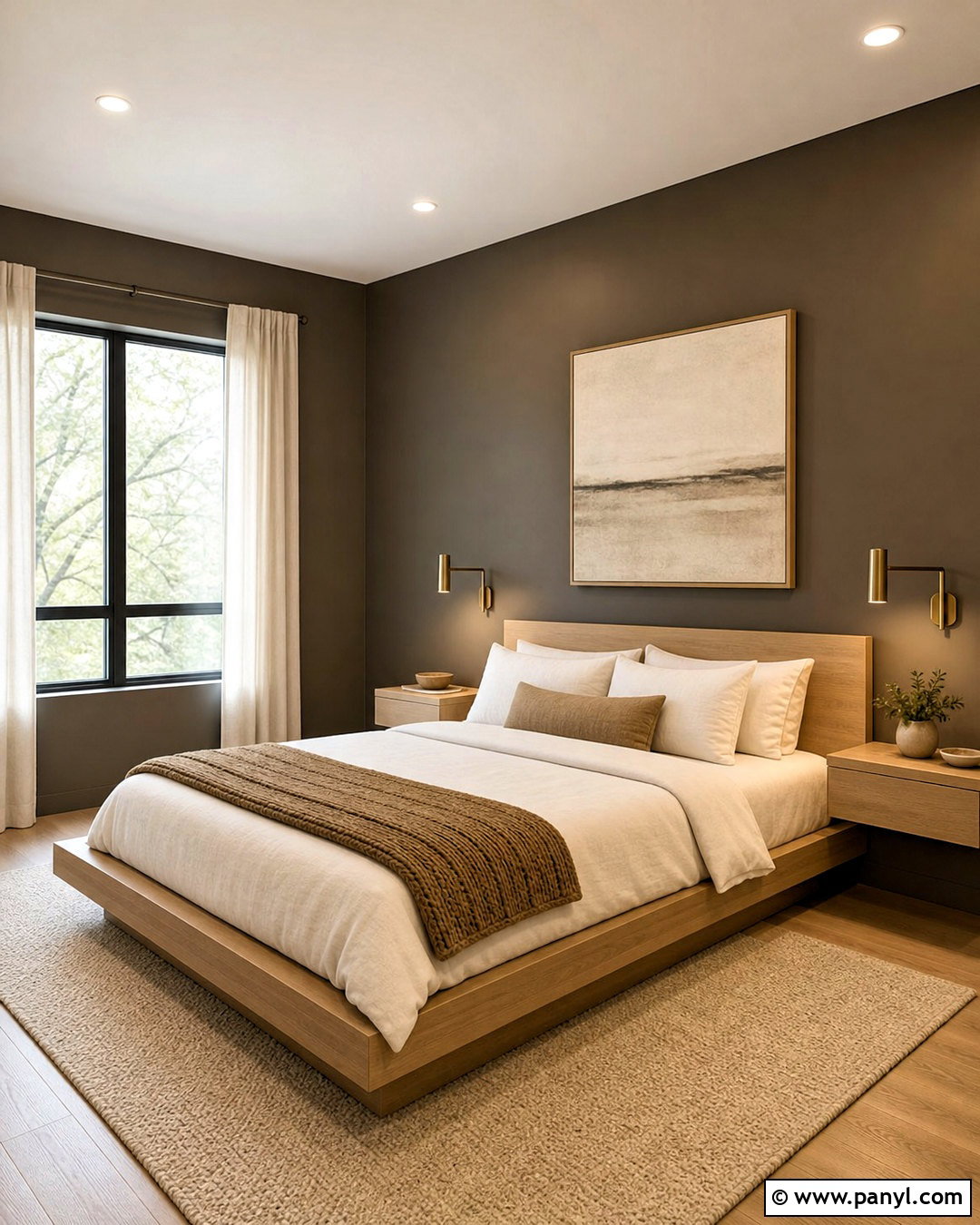 Warm Minimalist Urbane Bronze Bedroom - 20 urban bronze bedroom ideas