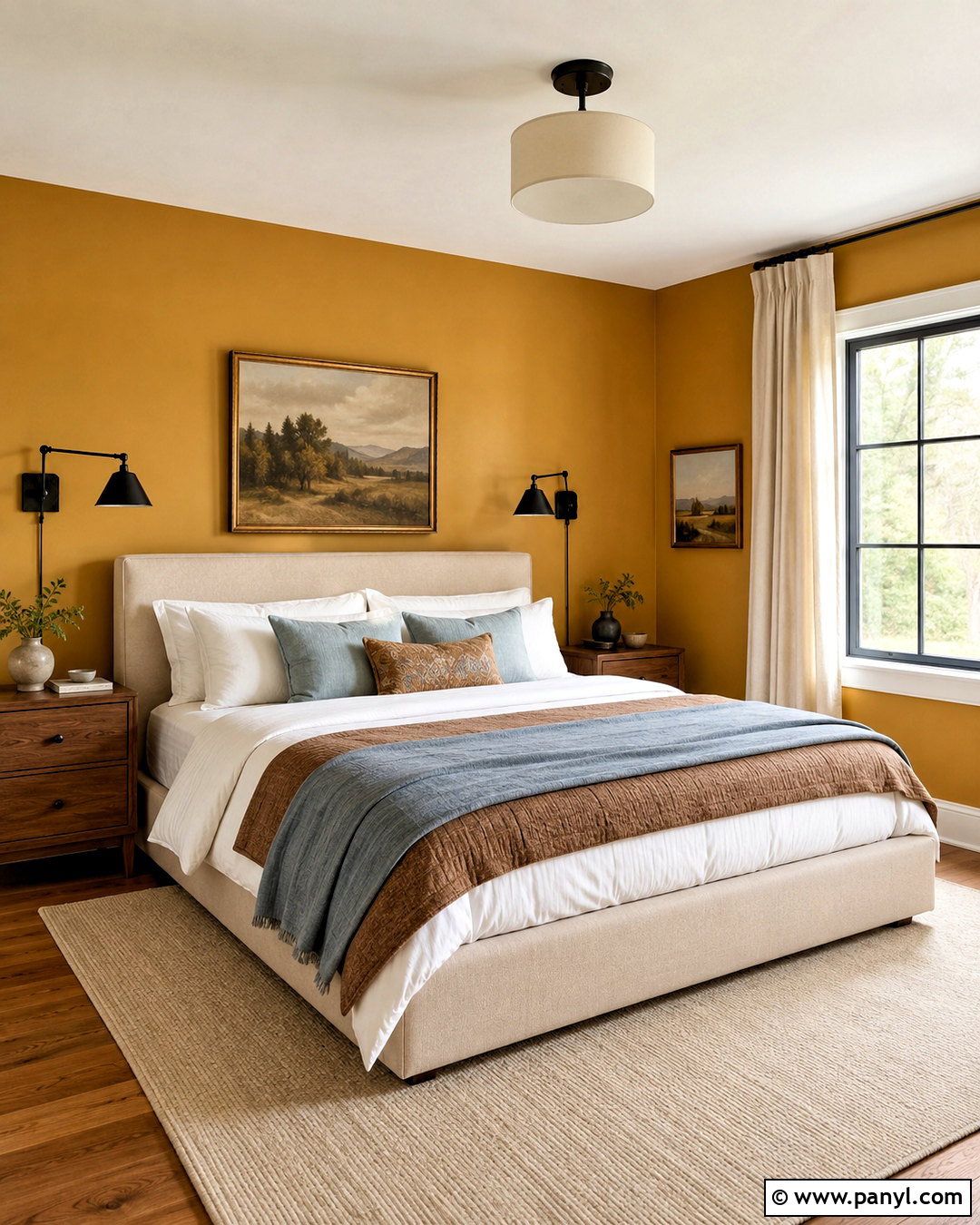 Warm Mustard Wall Color - 35 warm wall colors