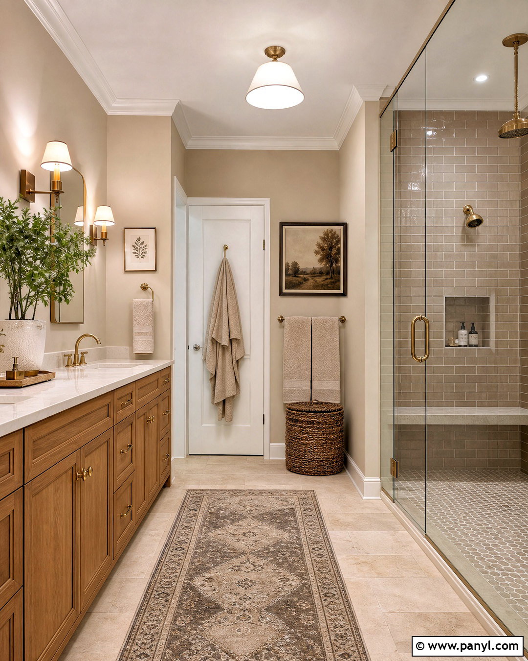 Warm Neutral Bathroom - 20 bathroom ideas