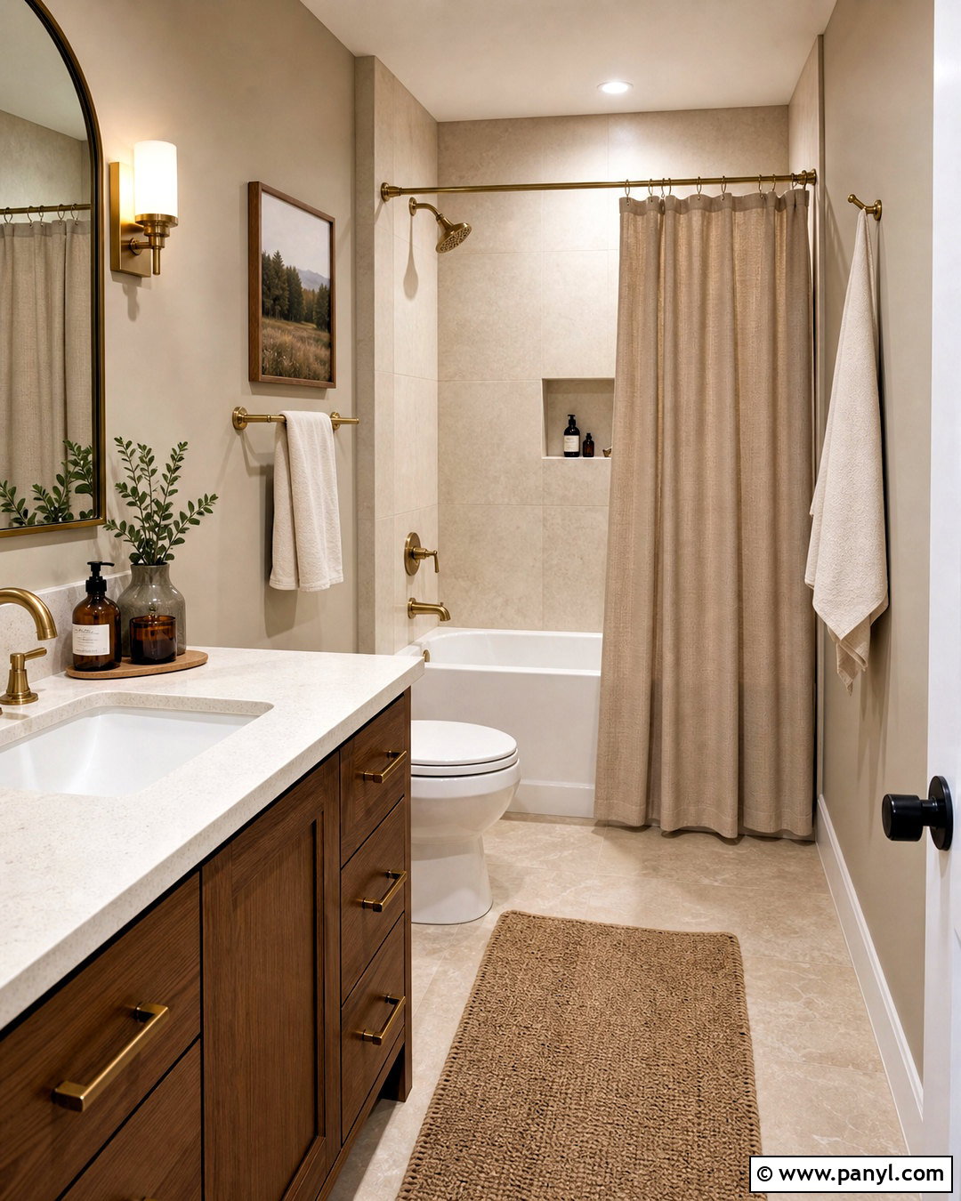 Warm Neutral Bathroom - 20 bathroom decor ideas