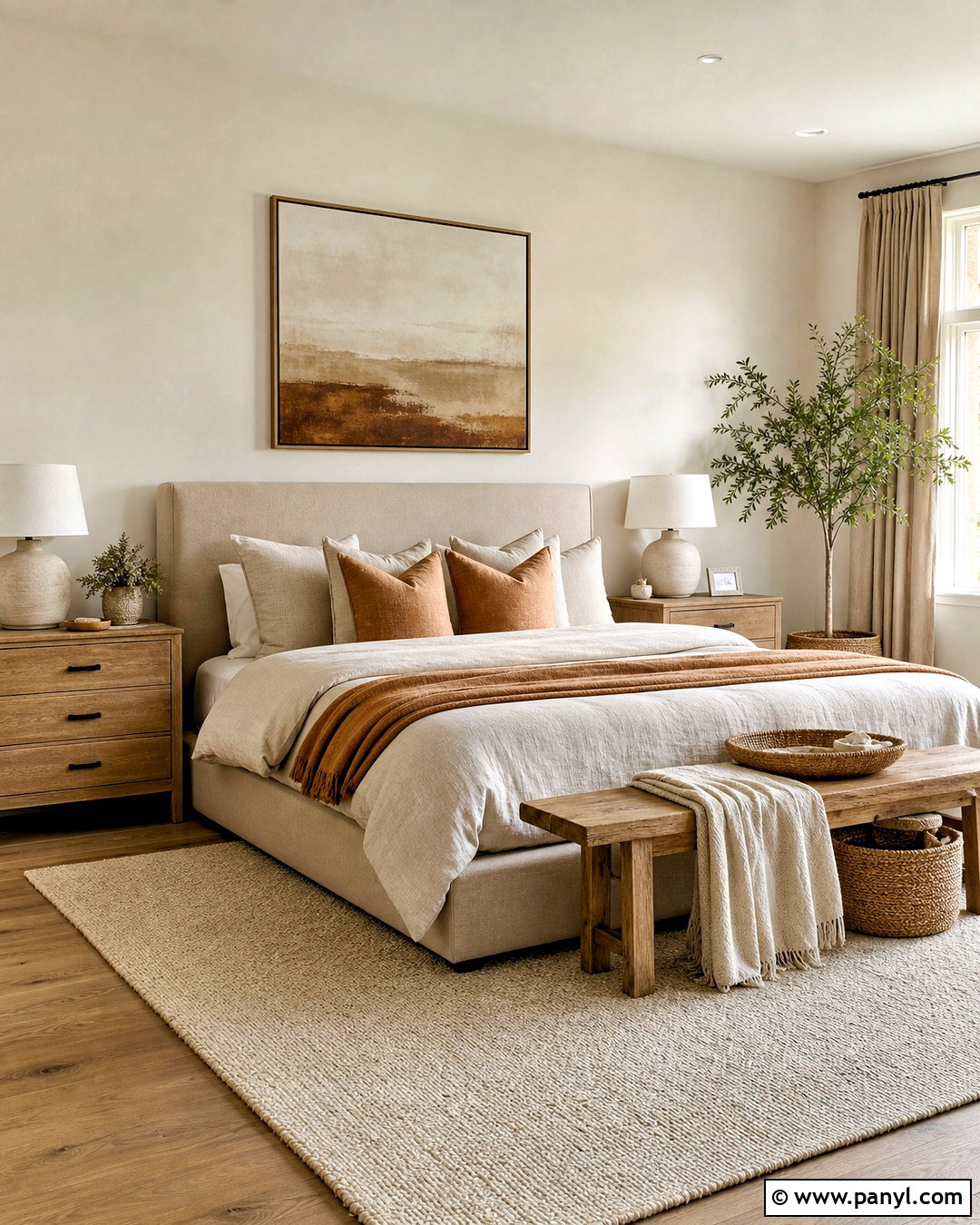 Warm Neutral Bedroom - 20 bedroom ideas
