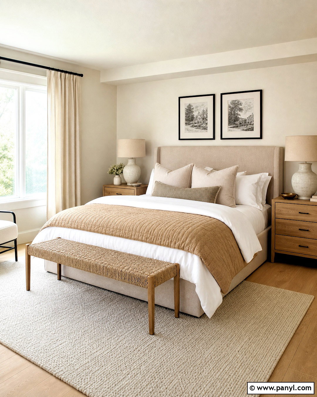 Warm Neutral Bedroom - 20 bedroom inspirations
