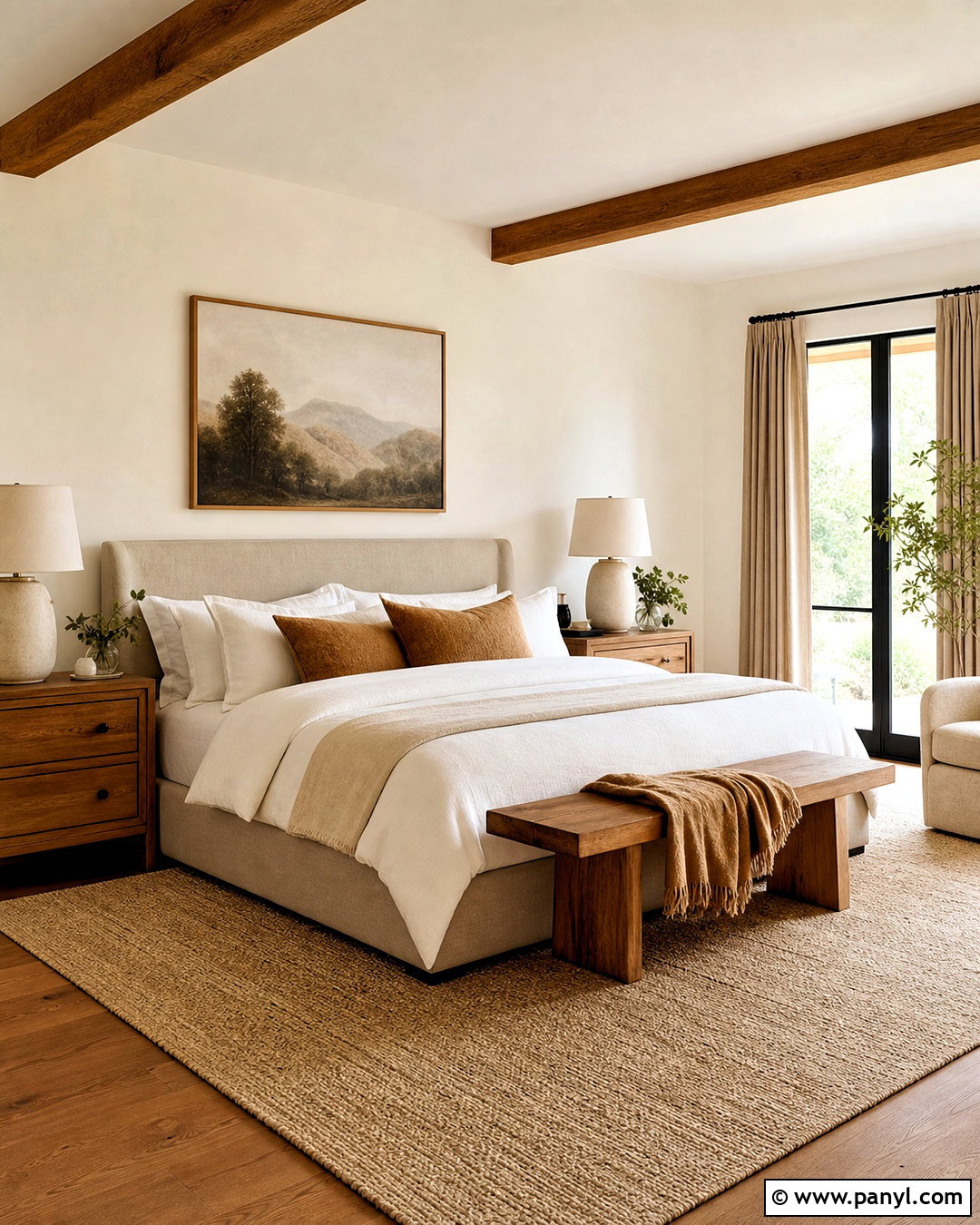 Warm Neutral Bedroom Interior - 20 bedroom interior ideas