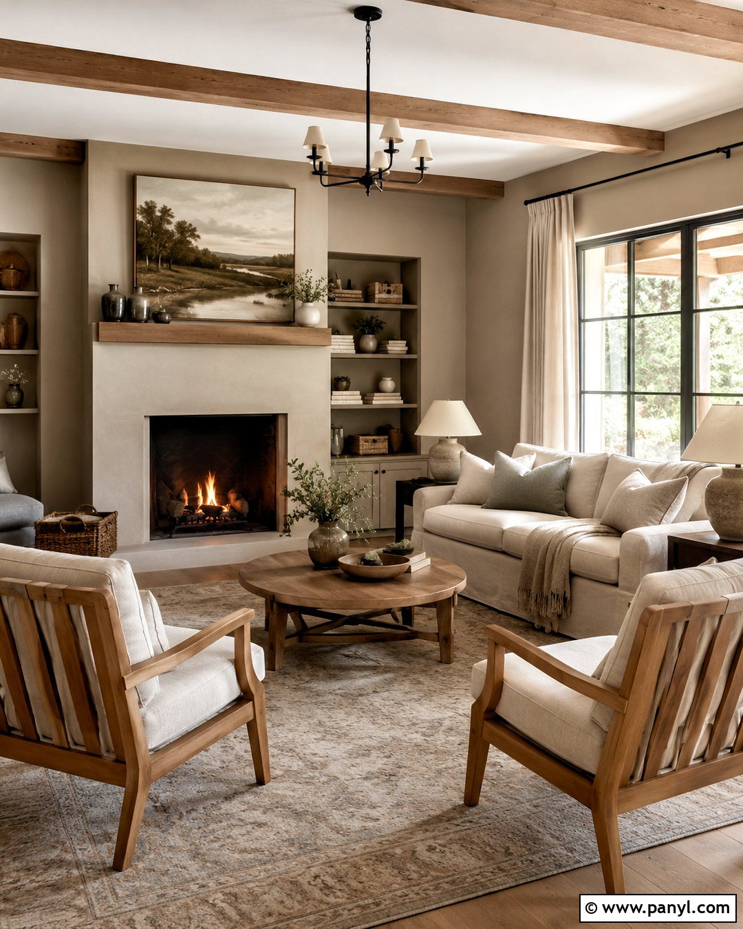Warm Neutral Cottage Living Room - 20 modern cottage interior ideas