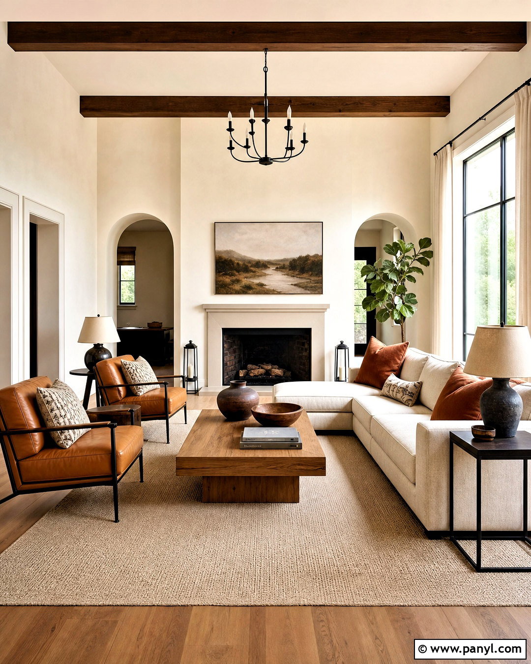 Warm Neutral Living Room - 20 living room inspiration ideas