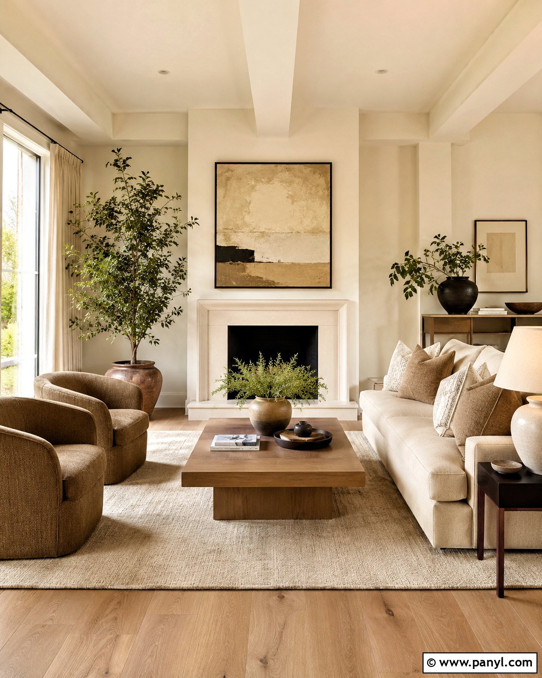 Warm Neutral Living Room - 20 neutral home ideas