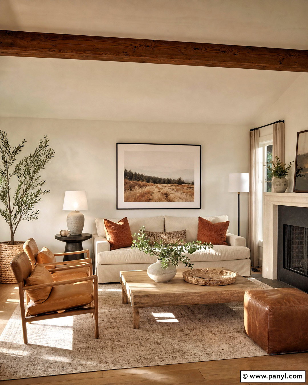 Warm Neutral Living Room - 20 aesthetic living room ideas