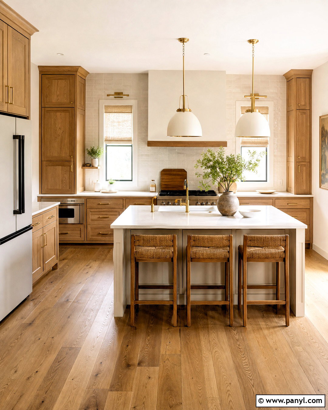 Warm Oak Kitchen - 20 earthy kitchen ideas