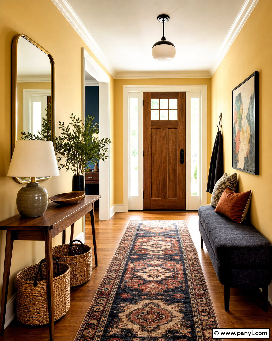Warm Ochre Paint Color - 20 earthy paint colors