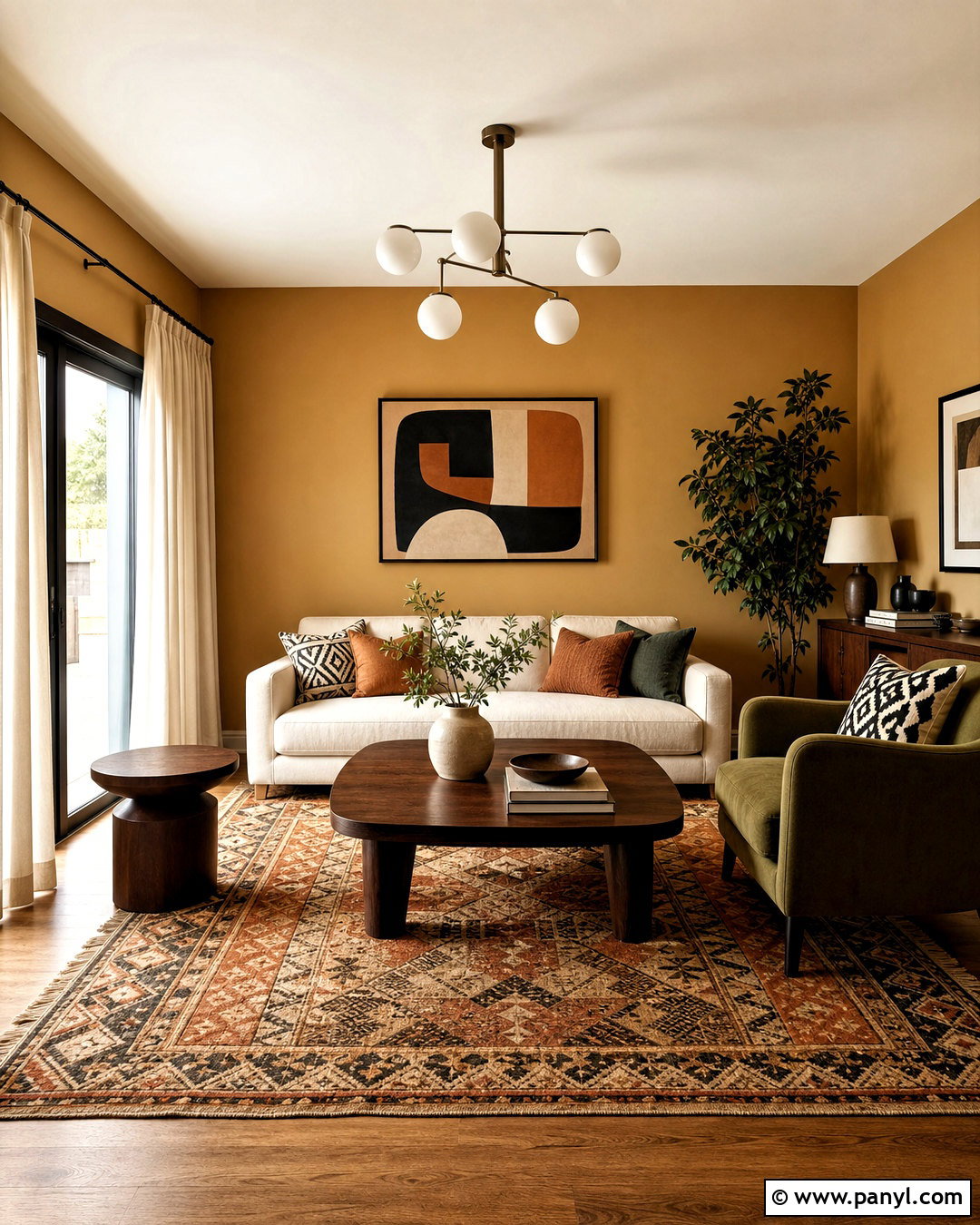 Warm Ochre Paint - 20 warm interior paint colors