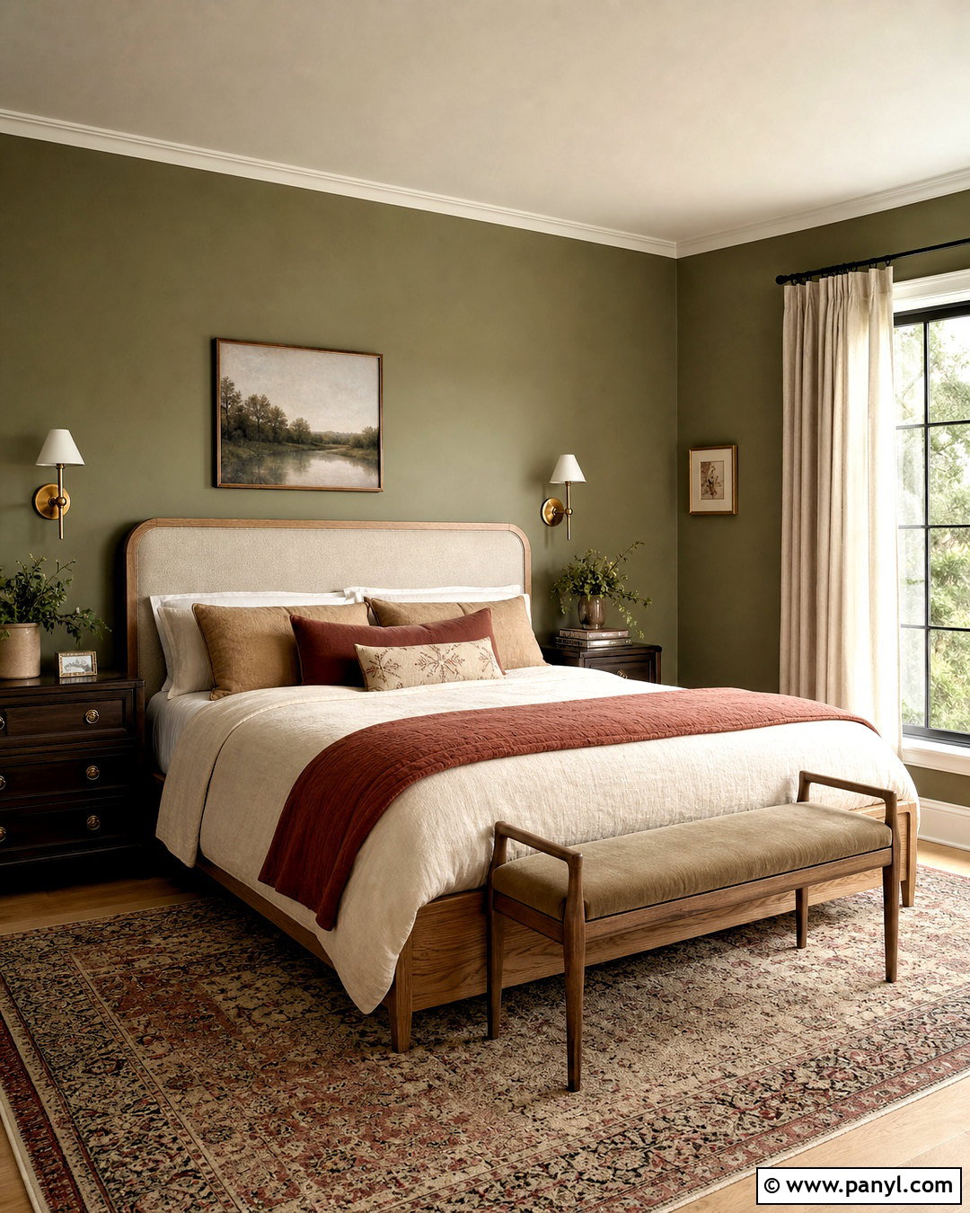 Warm Olive Green Paint - 20 warm interior paint colors