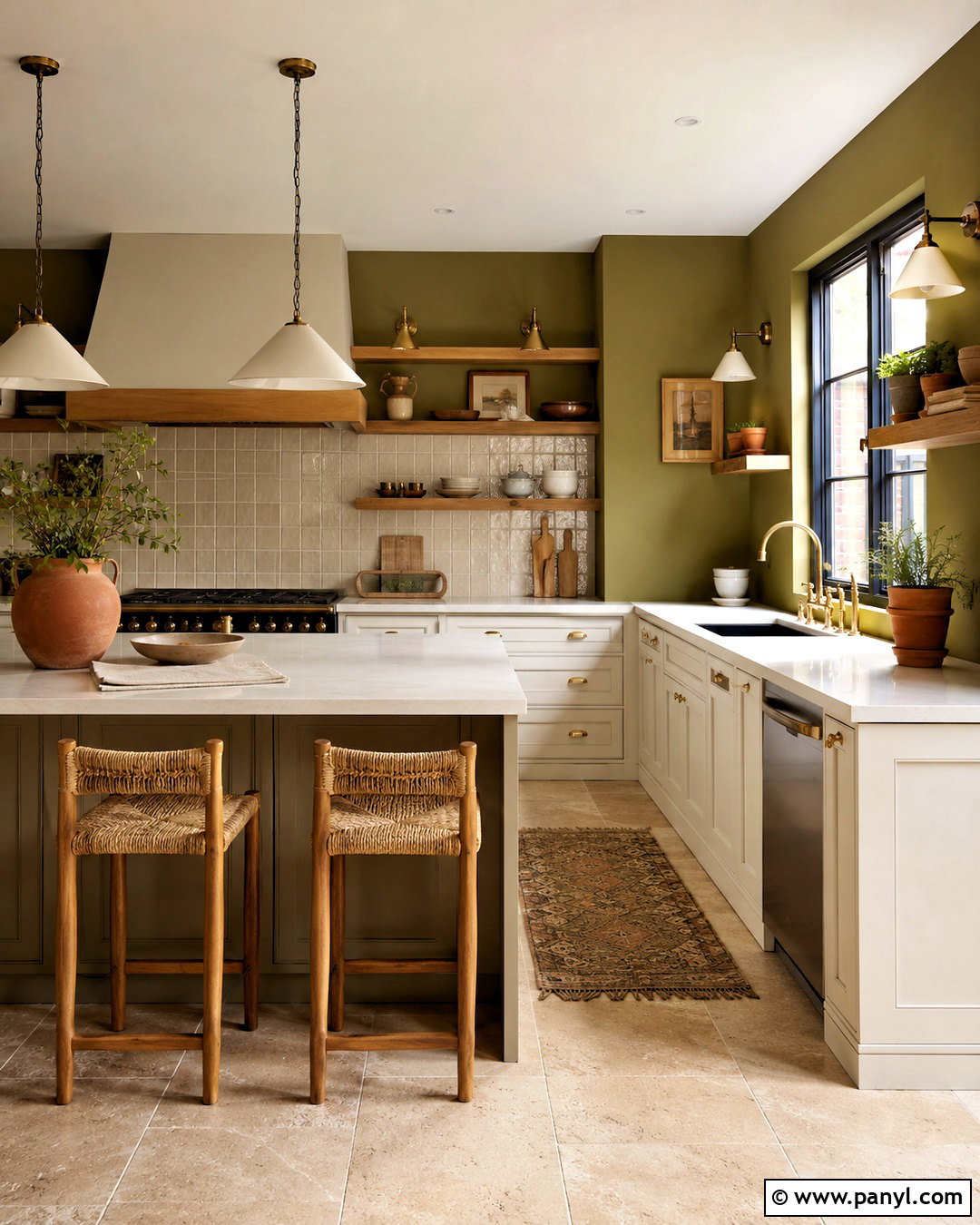 Warm Olive Green Wall Color - 20 Warm Earthy Wall Color Ideas