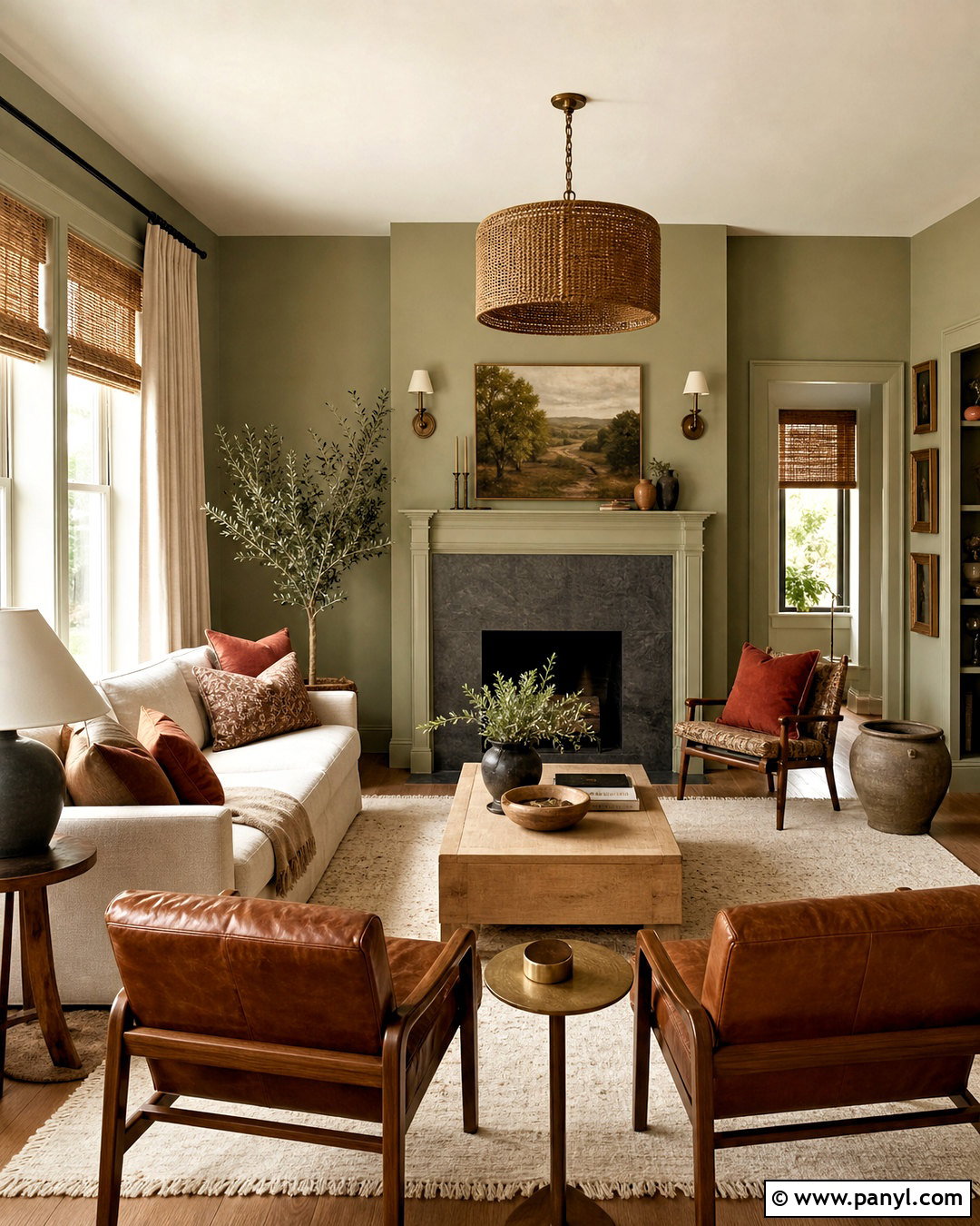Warm Sage Green Living Room Color - 20 warm living room colors