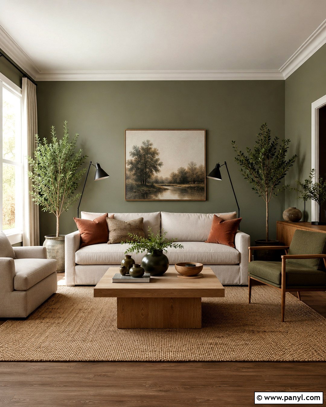 Warm Sage Green Wall Color - 20 Interesting Wall Colors