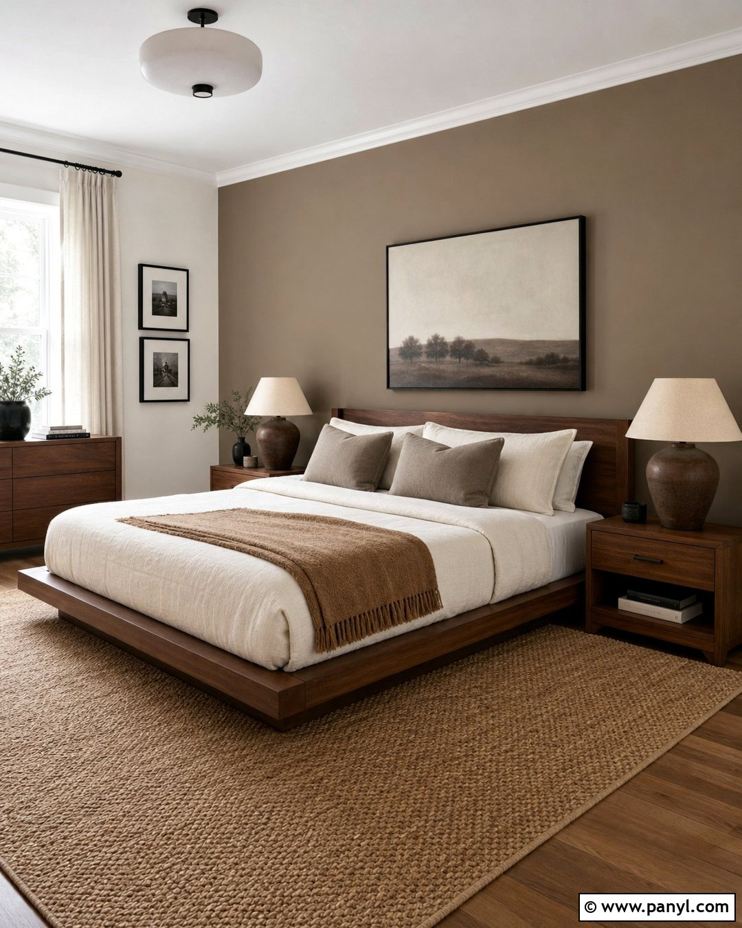 Warm Taupe Accent Wall - 20 Cool Accent Wall Colors