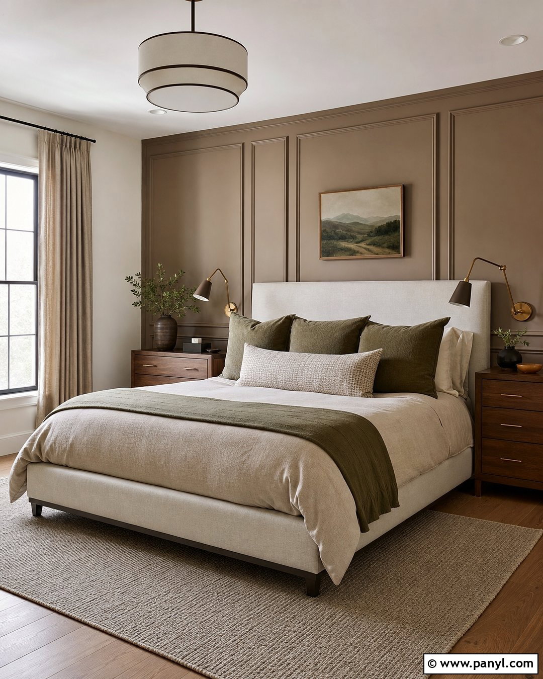 Warm Taupe Accent Wall - 30 accent wall paint colors