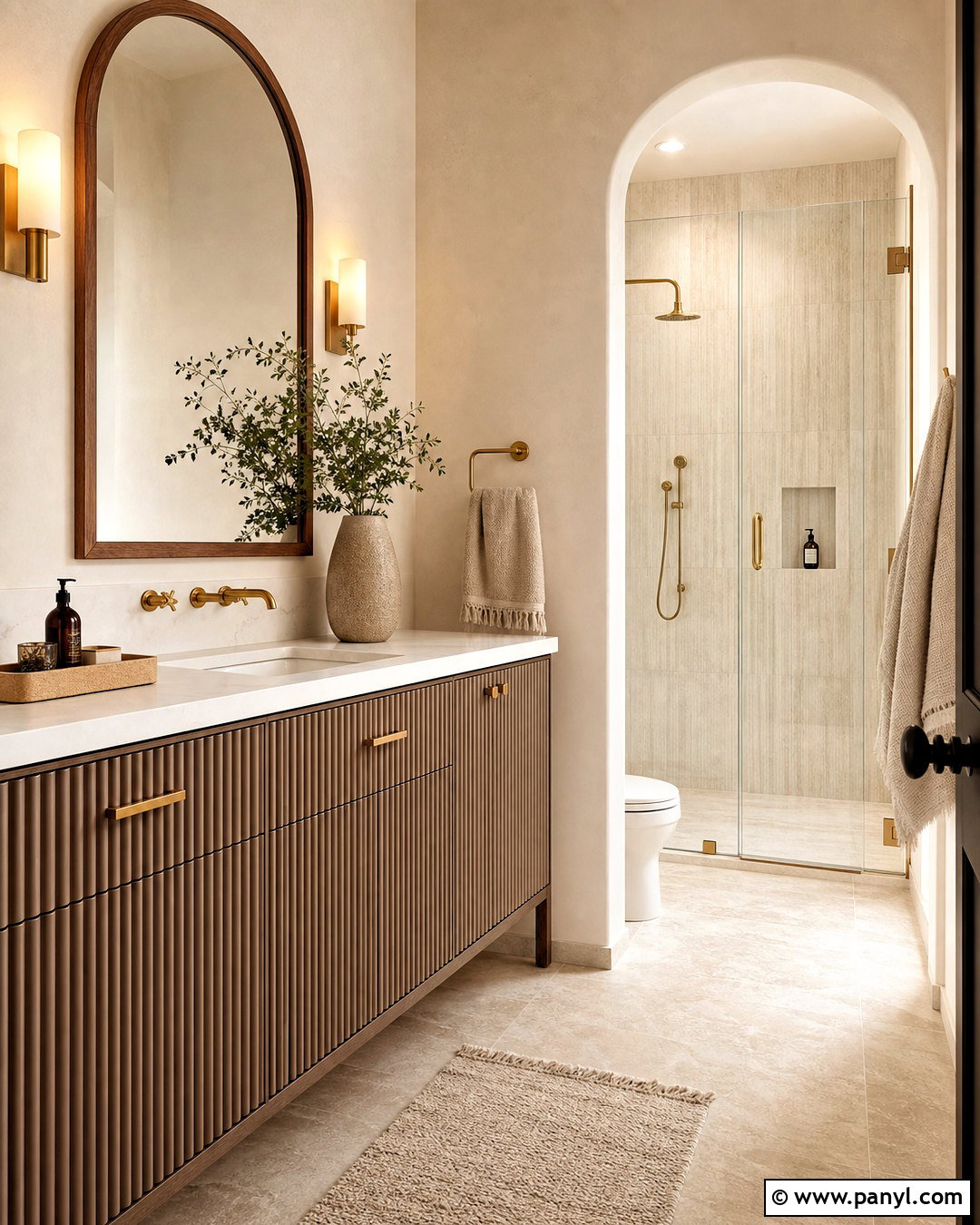 Warm Taupe Bathroom Vanity - 20 bathroom vanity color ideas