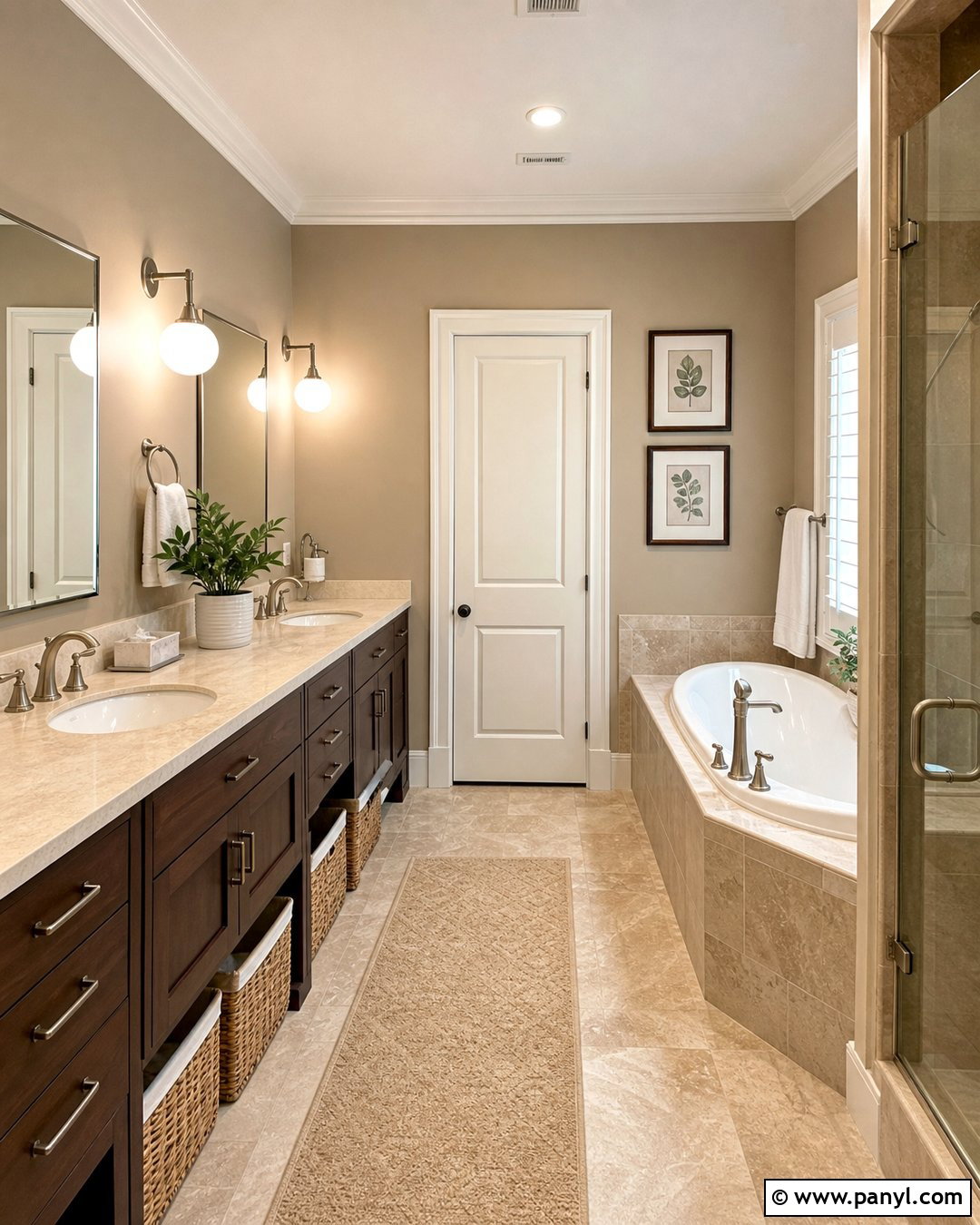 Warm Taupe Bathroom Walls - 20 Best Colors For Bathroom Walls