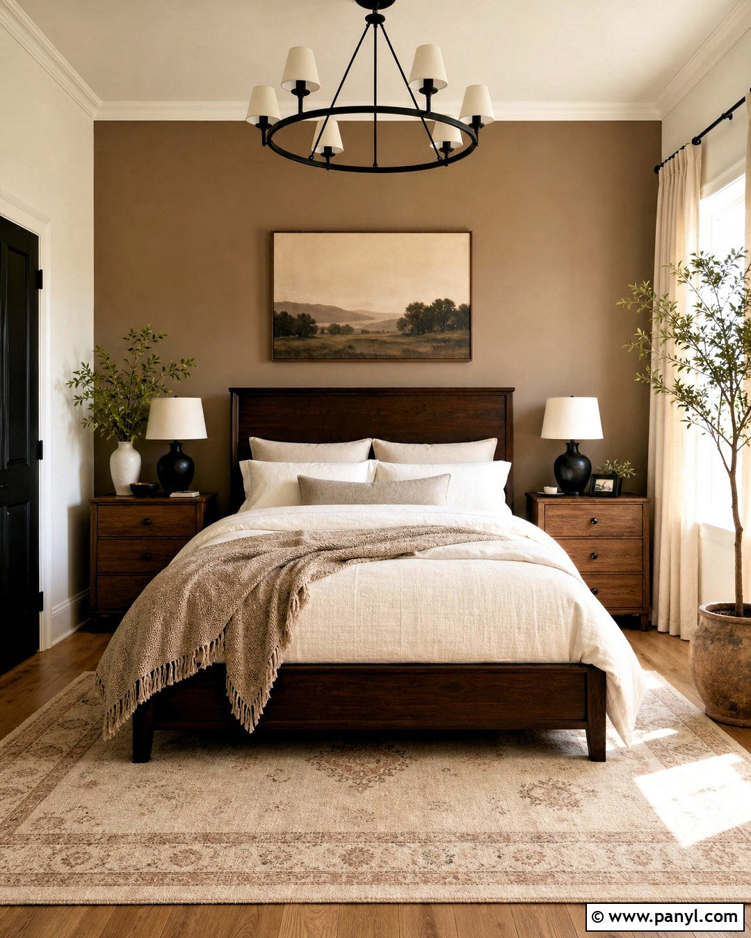 Warm Taupe Bedroom Accent Wall - 20 accent wall colors bedroom ideas