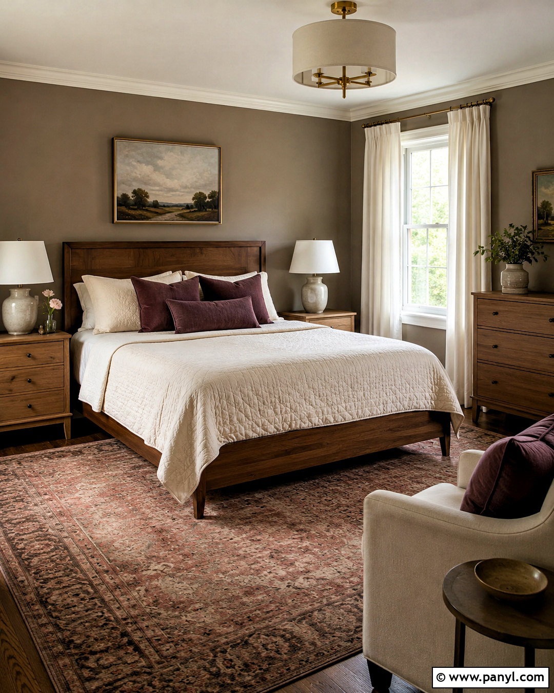 Warm Taupe Bedroom - 20 best paint colors for interior ideas