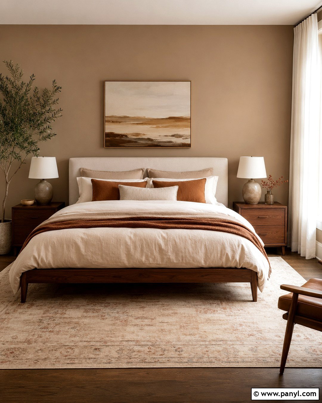 Warm Taupe Brown Bedroom - 20 Taupe Brown Wall Paint Ideas