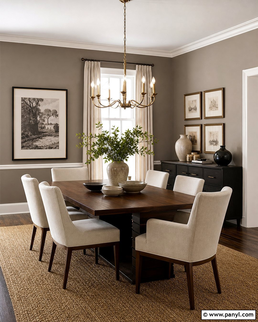 Warm Taupe Dining Room Walls - 25 Room Wall Paint Colors