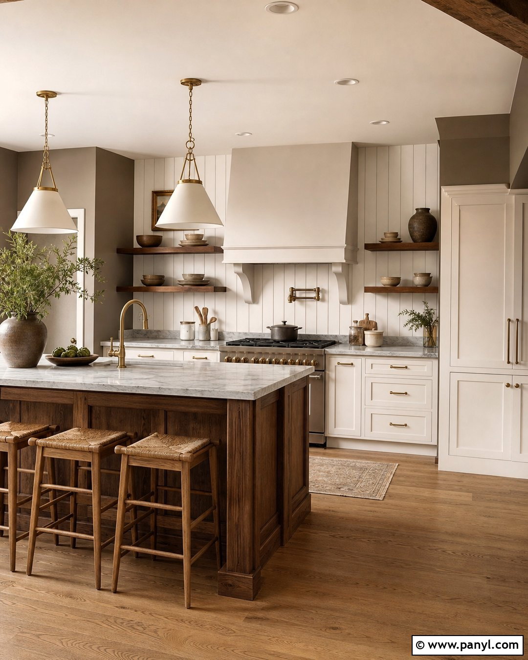Warm Taupe Farmhouse Kitchen Walls - 30 Farmhouse Kitchen Wall Colors